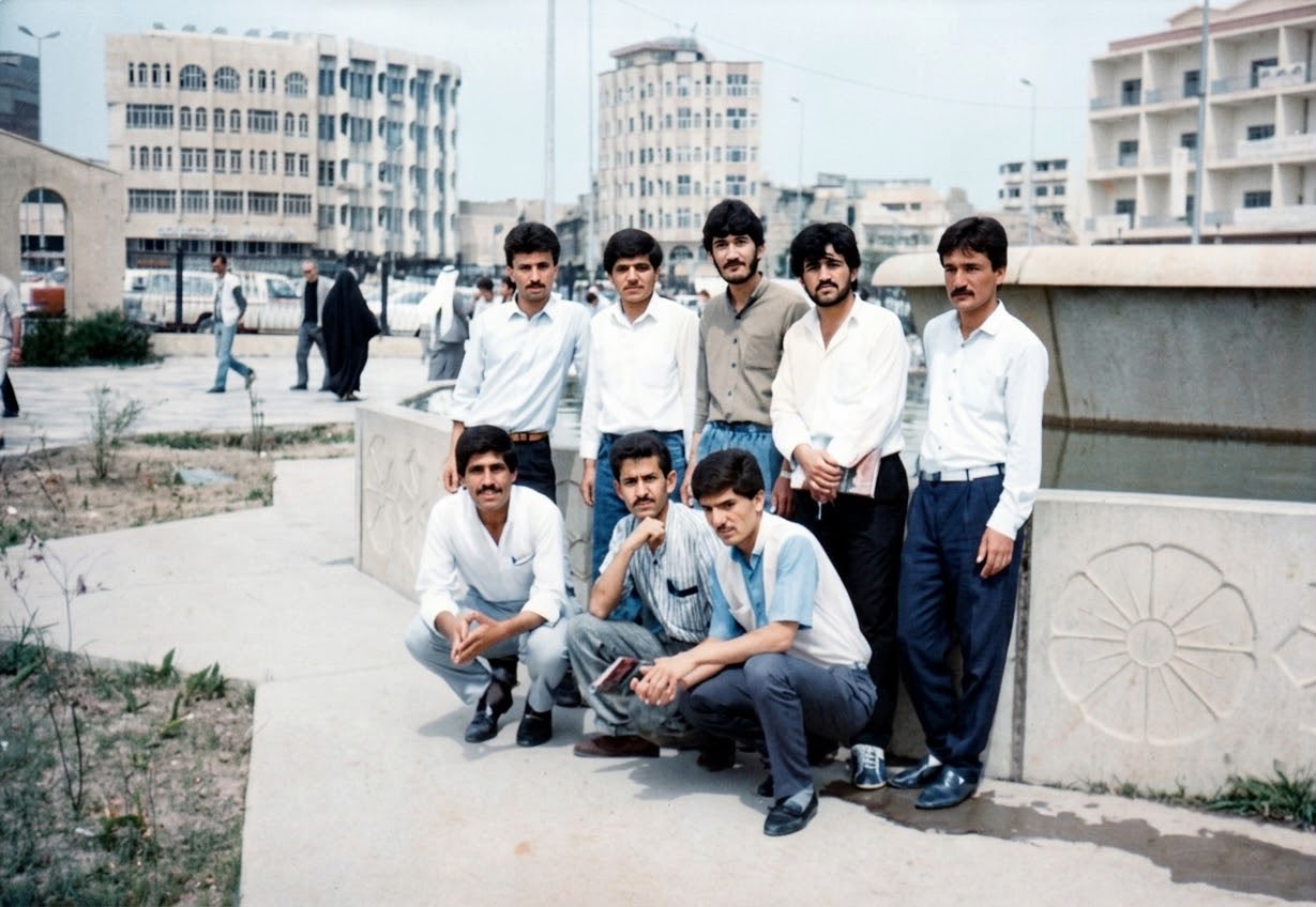 لەگەڵ هاوڕێیانی زانکۆی موسڵ ساڵی ١٩٨٩
